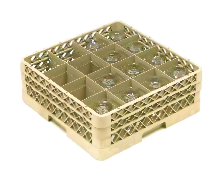 Product image #1 for Traex Full Size 16-Compartment Glass/Stemware Dishwasher Rack with 2 Extenders