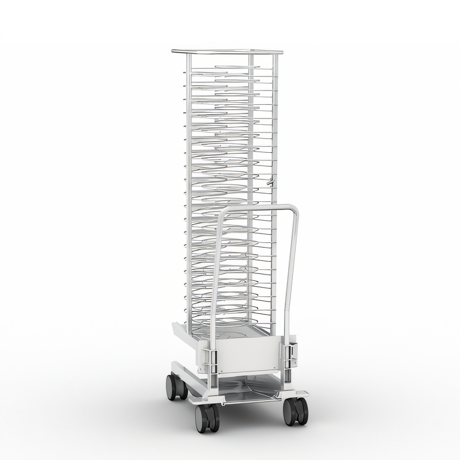 Product image #1 for RATIONAL 20-Half-Size Mobile Oven Rack, 20 U Rails, 2-1/2 Inch Spacing
