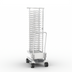 Thumbnail image #1 for RATIONAL 20-Half-Size Mobile Oven Rack, 20 U Rails, 2-1/2 Inch Spacing