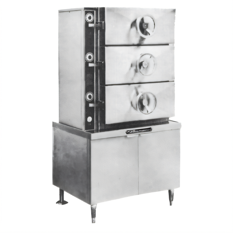 Product image #1 for Southbend Steam SC-2S 2-Compartment Steam Coil Heated Pressure Steamer with 36-Inch Cabinet Base