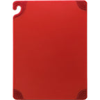 Thumbnail image #2 for CFS Brands Saf-T-Grip CBG152012RD Red Co-Polymer Cutting Board with Anti-Slip Grips, 15 x 20 x 1/2 Inch Case of 6