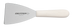 Thumbnail image #2 for Sani-Safe 12-1/2 Inch Stiff Pan Scraper with 3 Inch Stainless Steel Round-Corner Blade and White Polypropylene Handle