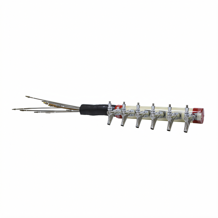 Product image #1 for Micro Matic Kool-Rite 6-Faucet Countertop Glycol-Cooled Draft Beer Insert Module, 3-1/2 In. On Center, Short Shank