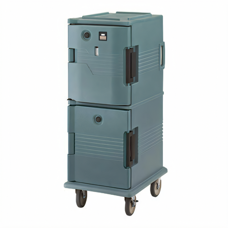 Product image #1 for Cambro Ultra Camcart 2-Compartment Heated Top-Door Front-Loading Food Pan Carrier