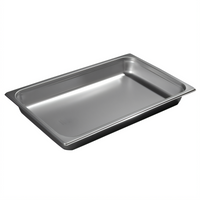 Carlisle DuraPan Full-Size Solid Stainless Steel Steam Table Pan, 2-1/2 Inch Deep