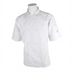 Thumbnail image #1 for Mercer Culinary Millennia Unisex Short Sleeve Chef Coat with Traditional Buttons, White, 1X