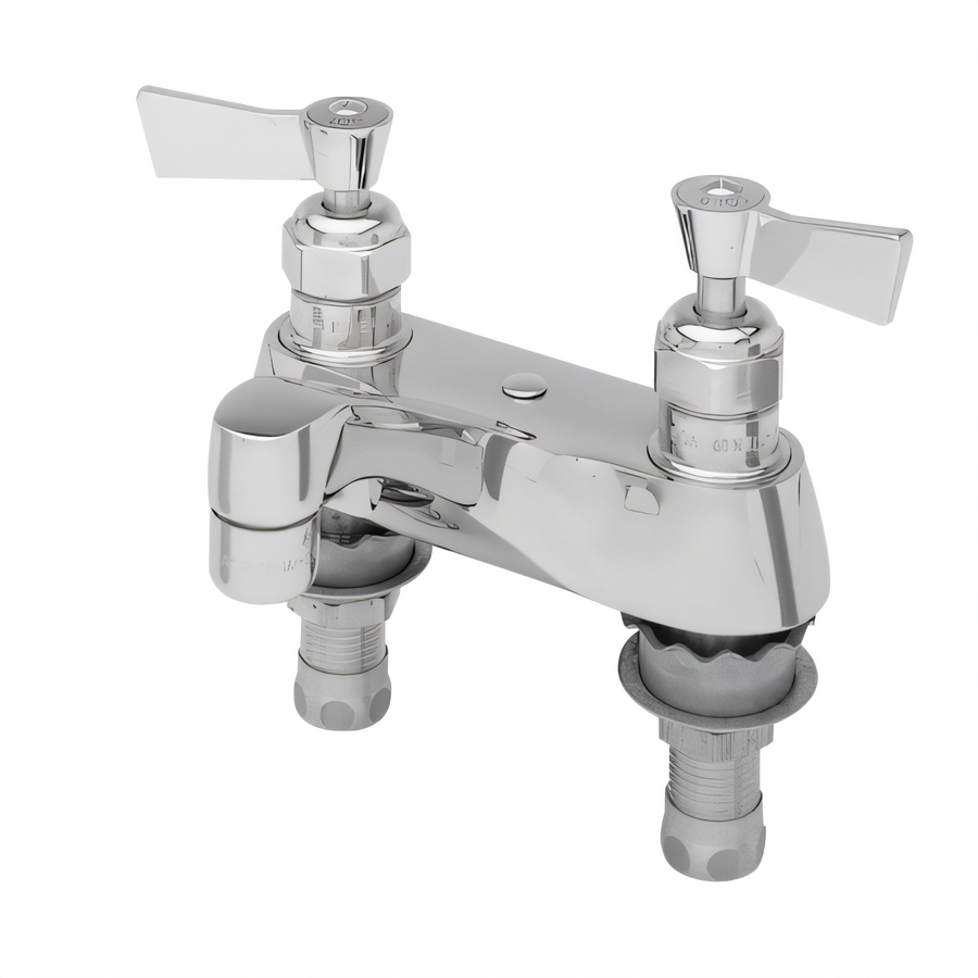 Product image #1 for Fisher 1744 4-Inch Centers Deck-Mount Lavatory Faucet with Lever Handles and Rigid Spout