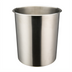 Thumbnail image #1 for Winco Round Stainless Steel Bain Marie, 8.25 Qt, Mirror Finish