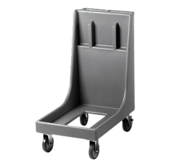 Product image #1 for Cambro Camdolly Open Frame Dolly with Handle, 350 lb Capacity, Charcoal Gray