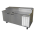 Thumbnail image #1 for Delfield 60-Inch Two-Section Refrigerated Pizza Prep Table with Side-Mounted Self-Contained Refrigeration