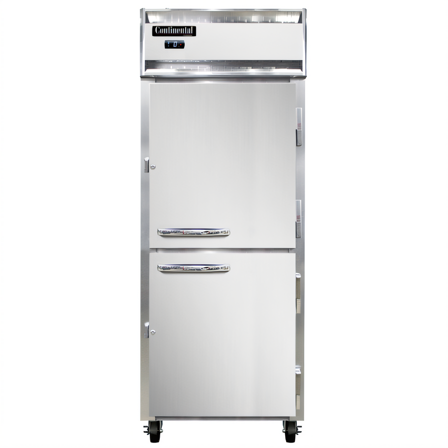 Product image #1 for Continental Refrigerator 1FENHD One-Section Extra-Wide Reach-In Freezer with Half Doors