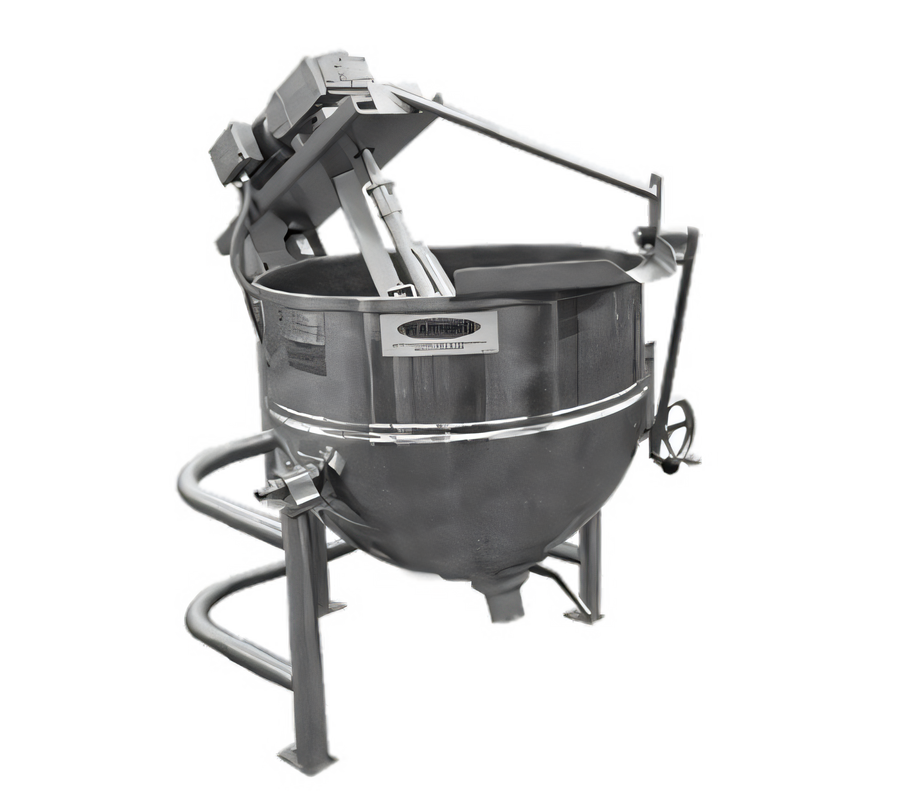 Product image #1 for Groen DL-40 INA/2 40-Gallon Direct Steam Tilting Cooker/Mixer Kettle with Inclined Agitator