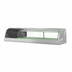 Thumbnail image #1 for Hoshizaki Countertop Curved-Glass Refrigerated Sushi Case, 47.2 Inch Wide, Left-Side Self-Contained Refrigeration