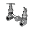 Thumbnail image #1 for T&S Brass 4-Inch Centers Wall-Mount Concealed Mixing Control Valve with Loose Key T-Handles