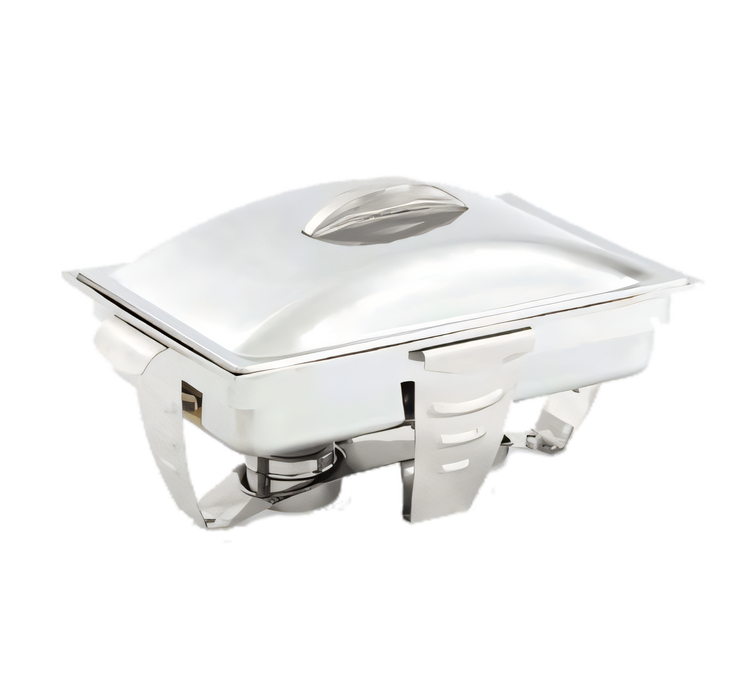 Product image #1 for Vollrath Maximillian Steel™ Full-Size Rectangular Chafer, 9 Qt, Mirror-Finished 18-8 Stainless Steel