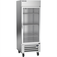 Beverage-Air Horizon Series One-Section Reach-In Refrigerator with Right-Hinged Glass Door, 25.97 Cu. Ft.