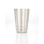Thumbnail image #1 for Mercer Culinary Barfly M37123 18 oz Weighted Stainless Steel Cocktail Shaker Tin with Embossed Ribs Case of 6