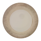 Thumbnail image #1 for Thunder Group DM010J Round Melamine Plate, 10-1/2" Diameter, Wide Rim, Jazz Pattern Case of 4 Dozen