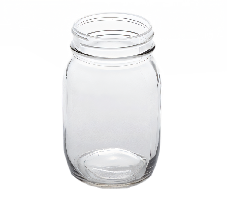Product image #1 for 17 oz. Clear Glass Mason Jar