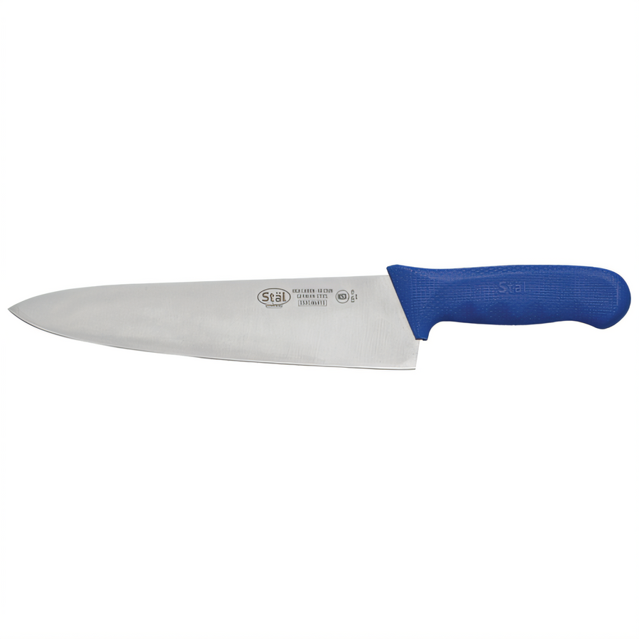 Product image #1 for Stäl 10 Inch Stamped Chef's Knife with Blue Polypropylene Handle