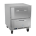 Thumbnail image #1 for Victory Refrigeration 27-Inch 1-Section 2-Drawer Undercounter Freezer, Self-Contained Rear-Mounted