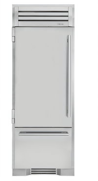 True Residential 30-Inch One-Section Upright Refrigerator/Freezer Column with Built-In Ice Maker