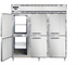 Thumbnail image #1 for Continental Refrigerator DL3W-SS-PT-HD Designer Line Three-Section Pass-Thru Heated Cabinet