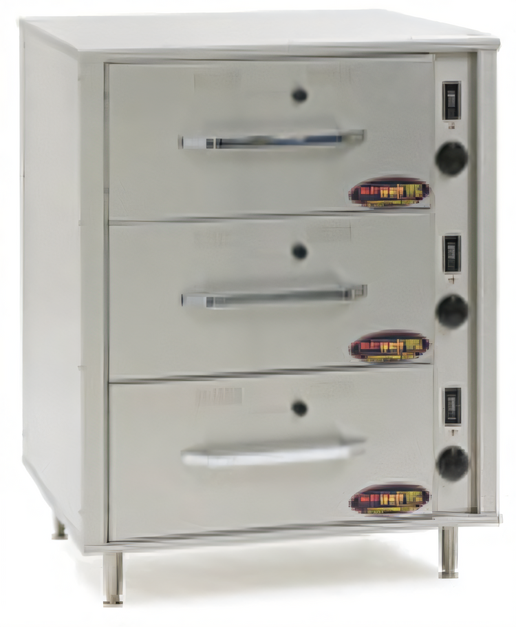 Product image #1 for Eagle Group RedHots DWW-3-120 Freestanding 3-Drawer Full-Size Heated Warming Drawer