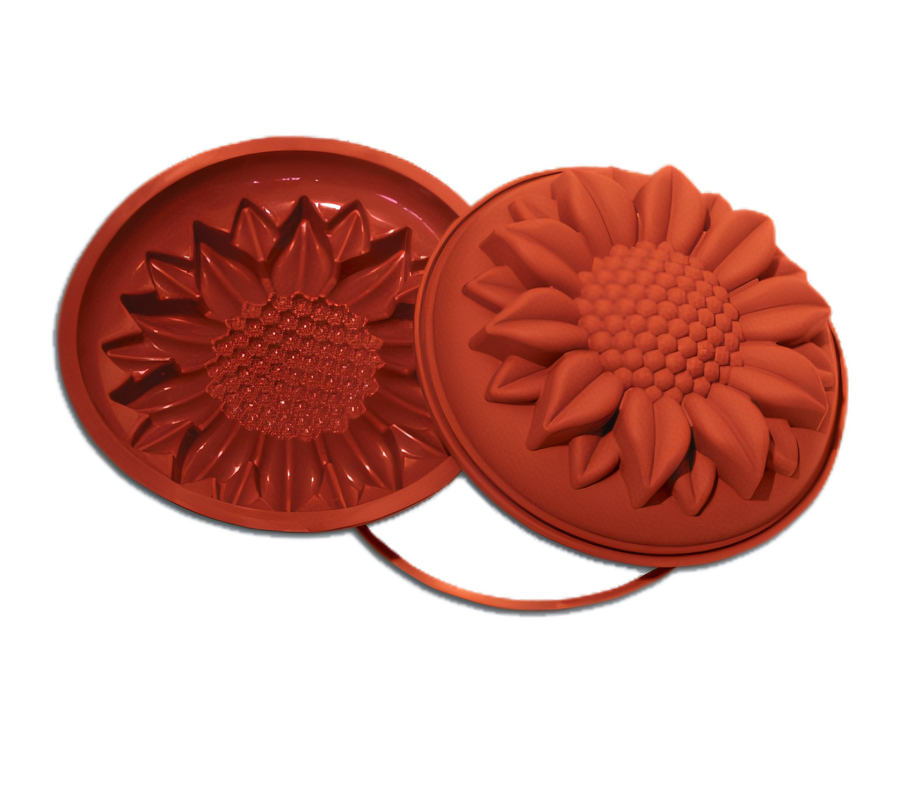 Product image #1 for Silikomart Uniflex Silicone Sunflower Pastry & Baking Mold, 10-1/4 Inch Diameter x 2-3/4 Inch High