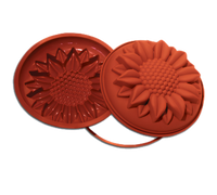 Silikomart Uniflex Silicone Sunflower Pastry & Baking Mold, 10-1/4 Inch Diameter x 2-3/4 Inch High