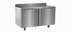 Thumbnail image #1 for Delfield 60-Inch Two-Section Refrigerated Worktop with 2 Doors and 4-Inch Backsplash