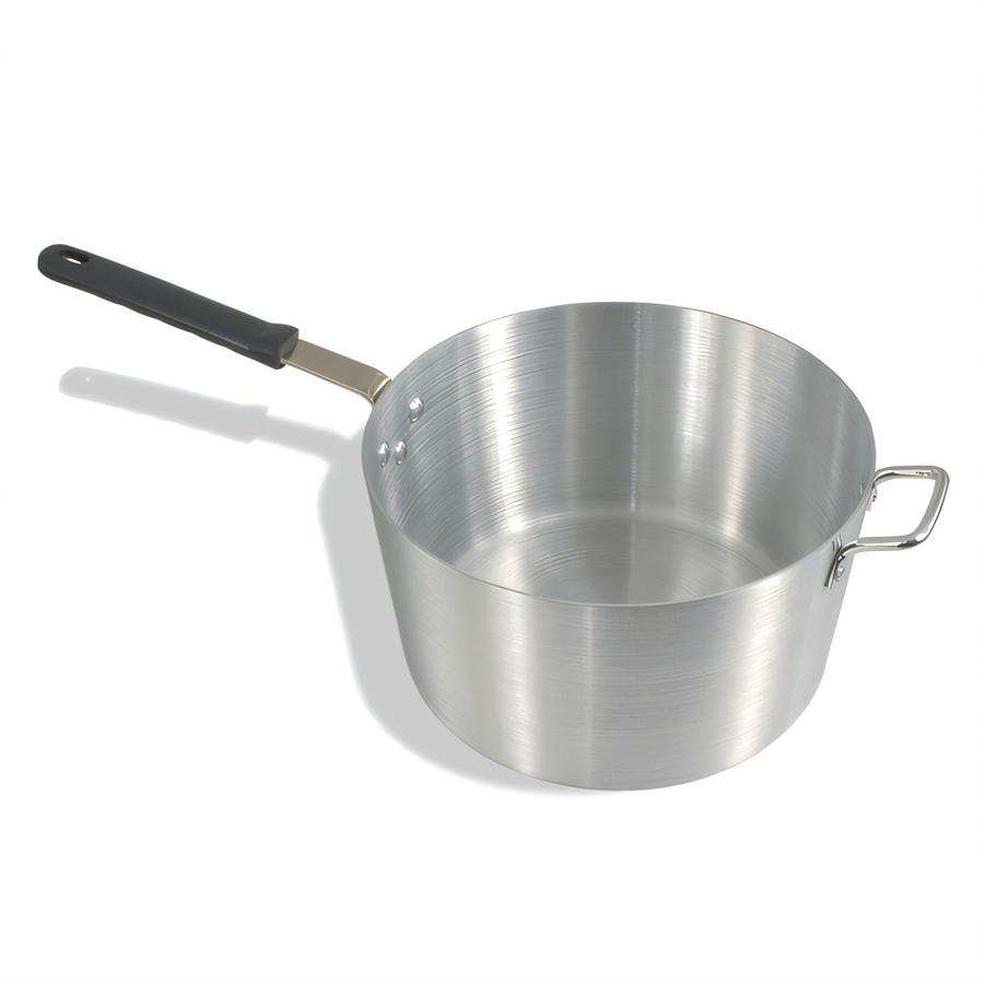 Product image #1 for Crestware 10 Qt Tapered Aluminum Sauce Pan with Riveted Insulated Handle