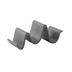 Thumbnail image #1 for American Metalcraft Whimsical Gray 2-Compartment Melamine Taco Holder