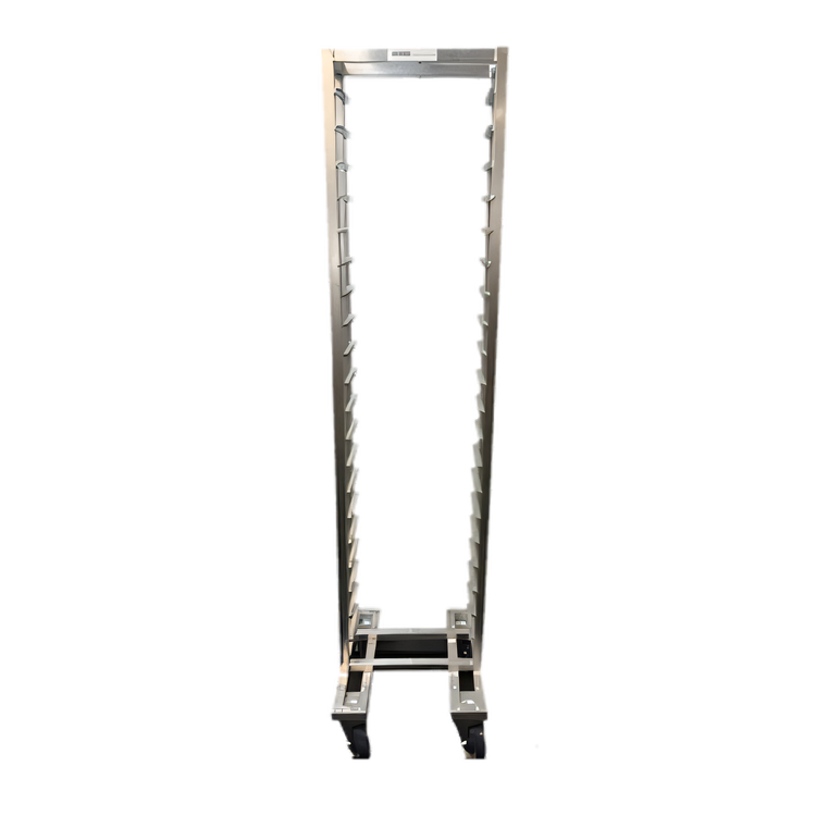 Product image #1 for Channel Manufacturing LPNS-15 Lo Profile Nesting Aluminum Steam Table Pan Rack, End Load, 15-Pan Capacity