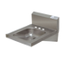 Thumbnail image #1 for Advance Tabco ADA Compliant Wall-Mounted Hand Sink, 14 x 16 x 5-Inch Bowl, 304 Stainless Steel, 3-Hole Punched, No Faucet