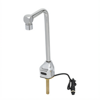 ChekPoint Electronic Sensor Glass Filler, Deck Mount, Single-Hole, 10 Inch High, Rigid High-Arc, Chrome-Plated Brass, 1.5 GPM
