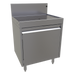 Thumbnail image #1 for Glastender Underbar Drainboard Cabinet Base with Hinged Door, 24 x 19 Inches, Stainless Steel