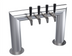 Thumbnail image #1 for Krowne 25-Inch Pass-Thru Glycol-Cooled Four-Faucet Beer Tower
