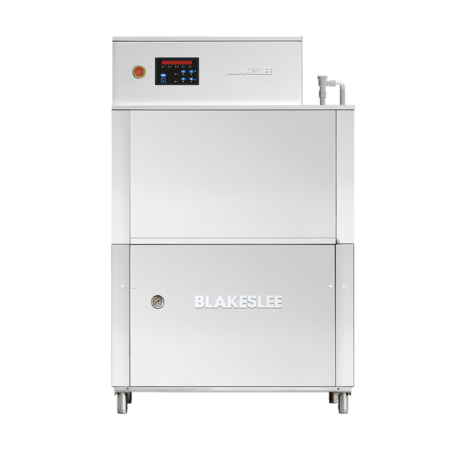 Product image #1 for Blakeslee RC44 D High-Temp Electric Floor Model Conveyor Dishwasher, Single Tank, 212 Racks/Hour