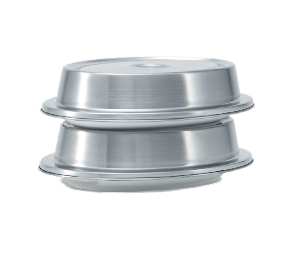 Product image #1 for Vollrath Custom Oval 18-8 Stainless Steel Platter Cover, 12 Inch, Satin Finish