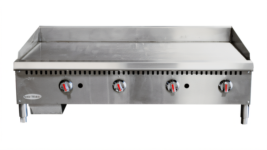 Product image #1 for Serv-Ware 48-Inch Natural Gas Manual Griddle with 4 Burners