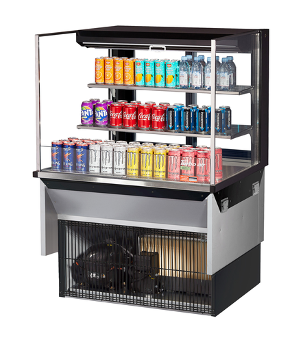 Product image #1 for Turbo Air 36-Inch Drop-In Horizontal Open Refrigerated Display Case, Low Profile, 11.1 Cu. Ft.