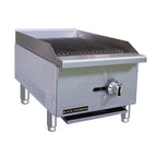 Thumbnail image #1 for Black Diamond 16-Inch Countertop Gas Charbroiler, Radiant Heat, Natural Gas, 1 Burner