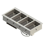 Thumbnail image #1 for Vollrath FC-4DH-02120-I 2-Well Dry Drop-In Hot Food Well, Insulated Stainless Steel, Full-Size Pans, 120V, Infinite Controls