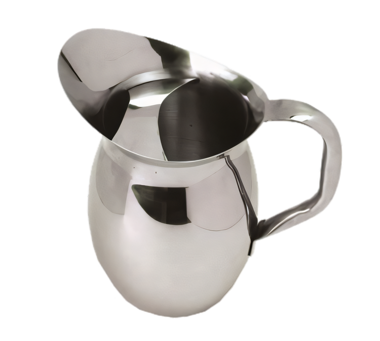 Product image #1 for American Metalcraft 100 oz Bell Pitcher with Ice Guard, Stainless Steel Mirror Finish