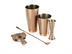 Thumbnail image #1 for Barfly Diamond Lattice 5-Piece Bar Tool Set with Shakers, Jigger, Spoon, and Strainer