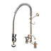 Thumbnail image #1 for equip Deck-Mount Pre-Rinse Unit, 8-Inch Centers, with 6-Inch Add-On Faucet and Swing Nozzle