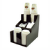 Thumbnail image #1 for Winco 3-Tier Cup and Lid Organizer with Two Compartments, Black ABS Plastic