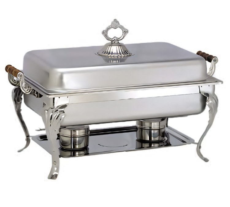 Product image #1 for Lafayette 8 Qt Rectangular Stainless Steel Lift-Off Chafer