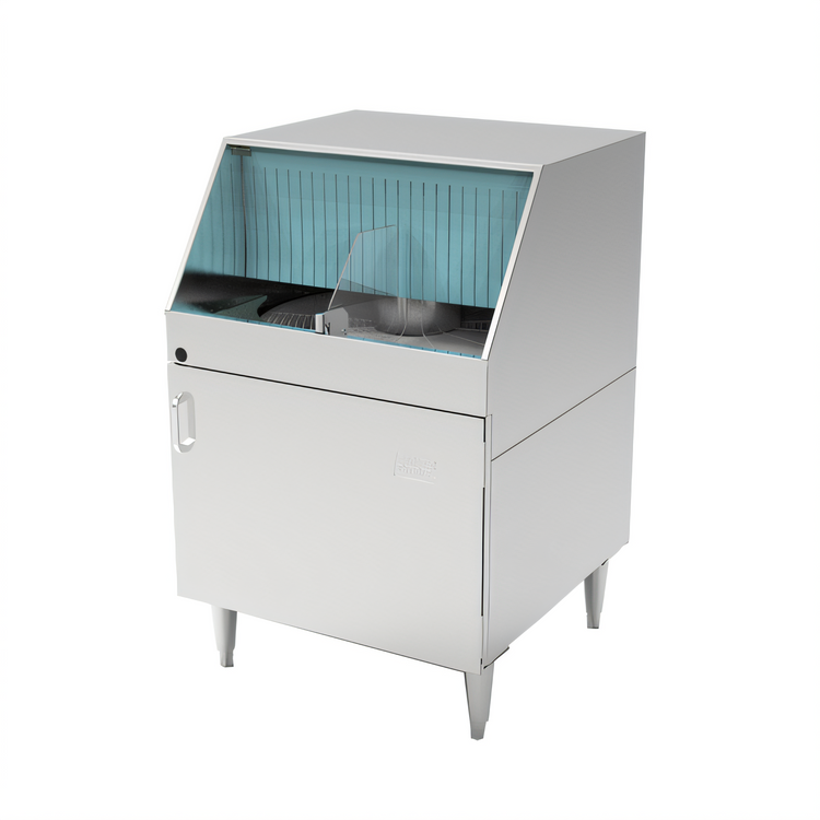 Product image #1 for Moyer Diebel DF Rotary Low-Temperature Chemical Sanitizing Glass Washer, 25-Inch Cabinet, 1200 Glasses/Hour